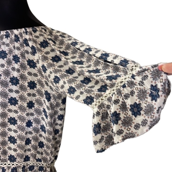 FEVER Boho flower print top size S - Picture 4 of 8